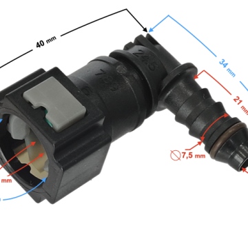 Króciec paliwowy FR