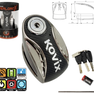Blokada tarczy hamulcowej KOVIX KNX6 ze stali nierdzewnej