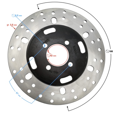 Tarcza Hamulca Tył Pentora