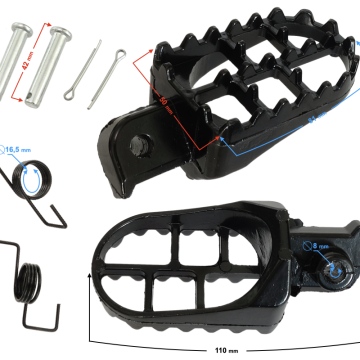 Podnóżki  Cross PW50 kpl.