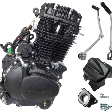 Silnik Moretti 250 cc CB ZS169 FMM chłodozny powietrzem czarny z gaźnikiem