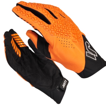 Rękawice motocyklowe JUST1 J-HRD BLACK-ORANGE rozmiar XXL