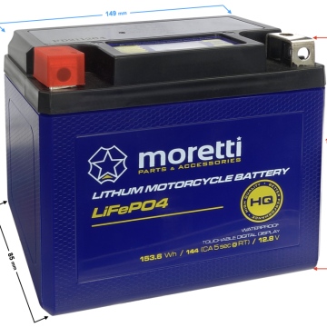 Akumulator Moretti MFPX12 litowo jonowy