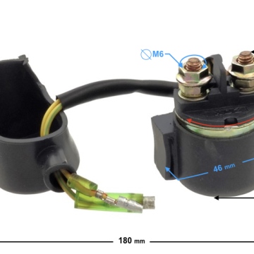 Przekaźnik rozrusznika Motorower Kable Guma