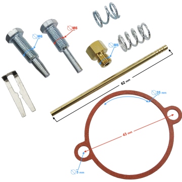 Zestaw naprawczy gaźnika do motocykla WSK 125