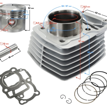 Cylinder Moretti do CG 125cc 156FMI motocykla 4T
