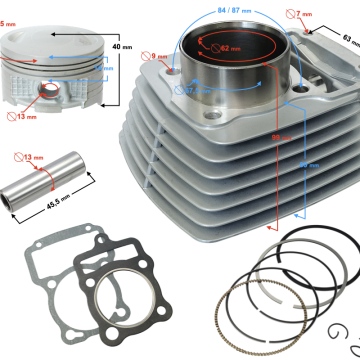 Cylinder Moretti do motocykla 4T CG 150cc 162FMI sw.13 mm