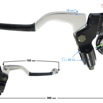 Dźwignia hamulca NXT250 2022