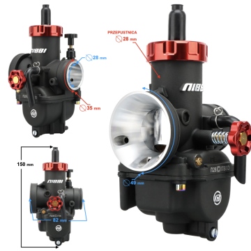 Gaźnik NIBBI PE28 28mm Racing