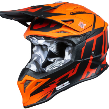 Kask JUST1 J39  POSEIDON black orange red L