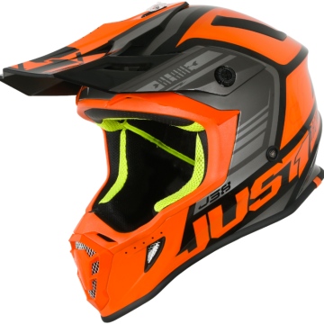 Kask Cross JUST1 J38 Blade Pomarańczowy/Czarny XL