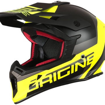 Kask Cross ORIGINE Hero MX Matt Czarny/Pomarańczowy fluo Rozmiar L