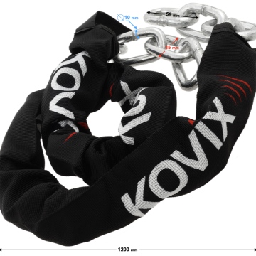 Łańcuch zabezpieczający KOVIX KC10B-120