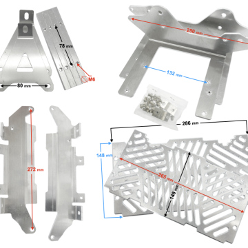 Obudowa chłodnicy lewa+prawa metalowa NXT300