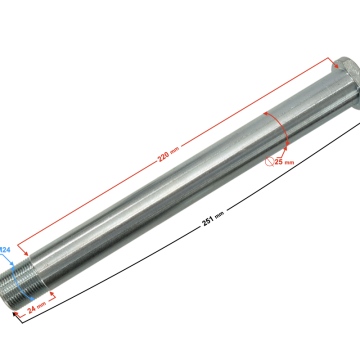 Oś koła tylnego BD250 MZK