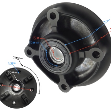 Piasta koła tylnego GT 125