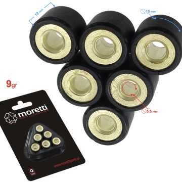 Rolki wariatora 9g 2T 50CC SKUTER RÓŻNE