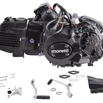 Silnik Moretti poziomy 154FMI, 125cc 4T, 4-biegowy Manual, Czarny (bez oleju)