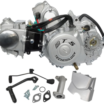 Silnik poziomy 139FMB, 50cc 4T, 4-biegowy manual, srebrny, stare pokrywy