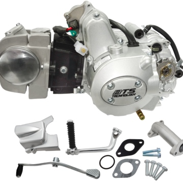Silnik BTS poziomy 154FMH, 125cc 4T, 4-biegowy manual, srebrny