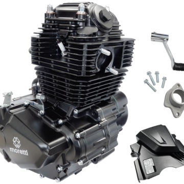 Silnik Moretti pionowy 250cc 6-biegowy manual czarny