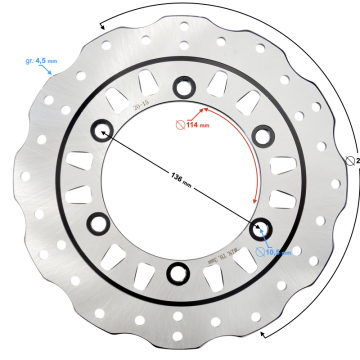Tarcza hamulca przednia X-trail 125