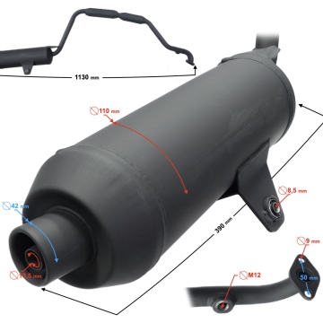 Tłumik ATV Mikilon 180 (H)