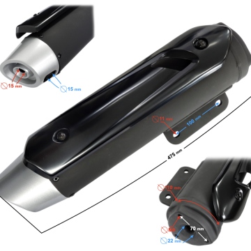 Tłumik Falcon 125 (E5) z katalizatorem