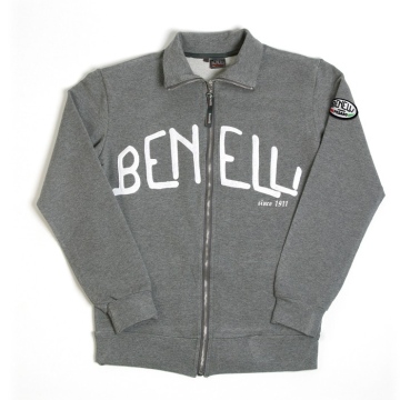 BLUZA BENELLI OLD LOGO SZARA XS