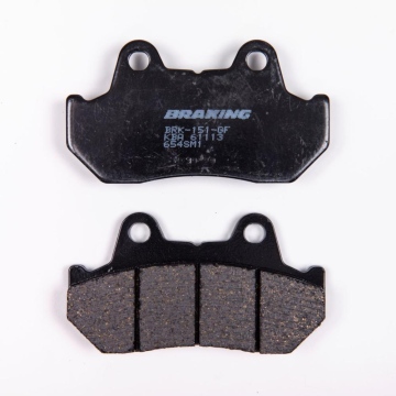 KLOCKI HAMULCOWE BRAKING SEMI METALLIC 654SM1