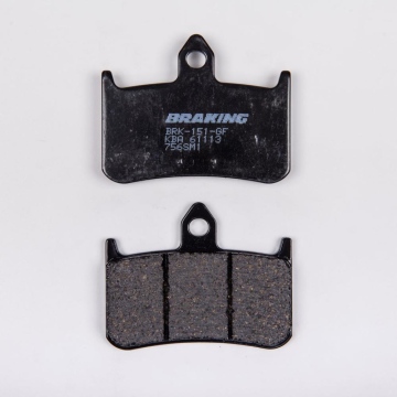 KLOCKI HAMULCOWE BRAKING SEMI METALLIC 756SM1