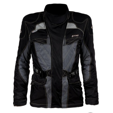 KURTKA MOTOCYKLOWA ZTK STING CZARNO-SZARA XL