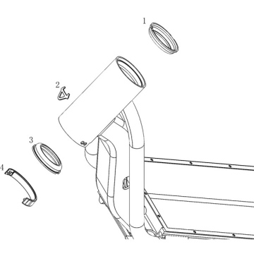 EMBLEMAT LOGO NIU NA GŁÓWKĘ RAMY HULAJNOGI KQI3 PRO I SPORT