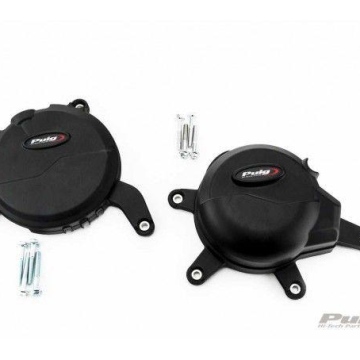 POKRYWY DEKLI SILNIKA PUIG DO KTM 390 DUKE 16-20 / RC390 18-19 CZARNE