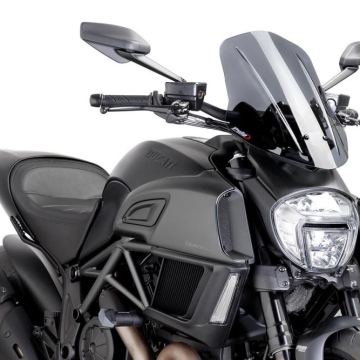 SZYBA OWIEWKA PUIG DO DUCATI DIAVEL 14-18 (TOURING) PRZEZROCZYSTA