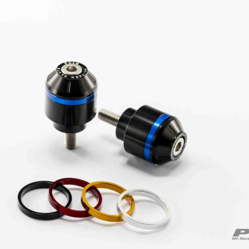 CIĘŻARKI / KOŃCÓWKI KIEROWNICY KRÓTKIE Z PIERŚCIENIAMI PUIG DO BMW F800GT CZARNE