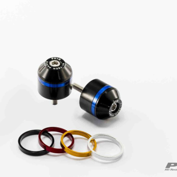 CIĘŻARKI / KOŃCÓWKI KIEROWNICY KRÓTKIE Z PIERŚCIENIAMI PUIG DO TRIUMPH STREET TRIPLE/R 13-15 CZARNE