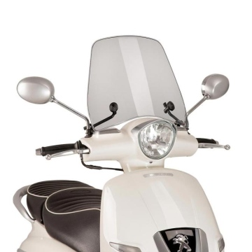 SZYBA OWIEWKA PUIG DO PEUGEOT DJANGO 50 / 125 / 150 (URBAN) LEKKO PRZYCIEMNIONA