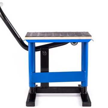 STOJAK PODNOŚNIK MOTOCYKLOWY + GUMA HLP CROSS ENDURO NIEBIESKI