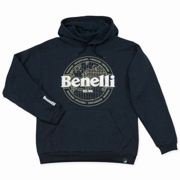 BLUZA Z KAPTUREM BENELLI BLU NAVY ROZMIAR M