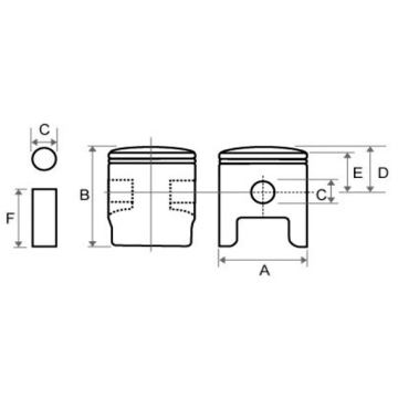 TŁOK TKRJ SUZUKI DR 350 (OEM:14D03) (79,00)
