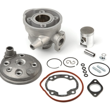 CYLINDER NICASILOWY Z GŁOWICĄ AIRSAL APRILIA SR ATALA HACKER SUZUKI KATANA ZILLION 47,6MM 2T