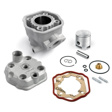 CYLINDER NICASILOWY Z GŁOWICĄ AIRSAL SILNIK DERBI EBE050/EBS050 SENDA GPR GILERA GSM SURFER ZULU 48MM 2T