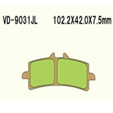 KLOCKI HAMULCOWE VESRAH  VD-9031JL