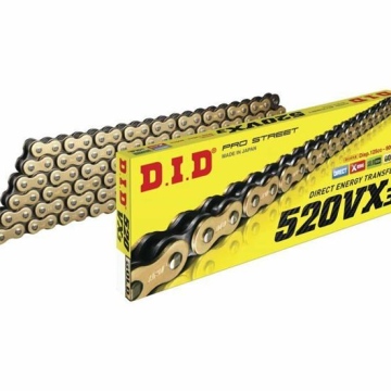 DID ŁAŃCUCH NAPĘDOWY DID520VX3G&B-110 OTWARTY Z ZAPINKĄ