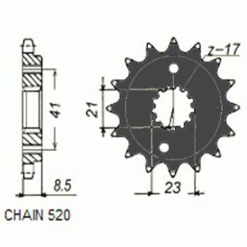 ZEBATKA NAPEDOWA SUNSTAR SUNF362-14