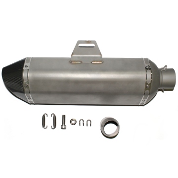 TŁUMIK 63MM STAL NIERDZEWNA + WŁÓKNO WĘGLOWE TUTLQ1059