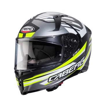 Kask Integralny CABERG Avalon X Kira Mat Czarny/Szary/Żółty fluo Rozmiar M