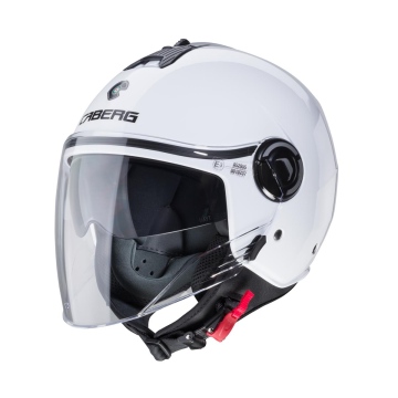 CABERG KASK OTWARTY JET Z BLENDĄ MODEL RIVIERA V4X KOLOR NIEBIESKI MAT - YAMAHA ROZMIAR S
