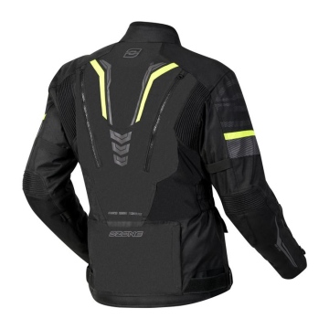 Kurtka tekstylna OZONE Tour III Czarny/Żółty fluo 4XL